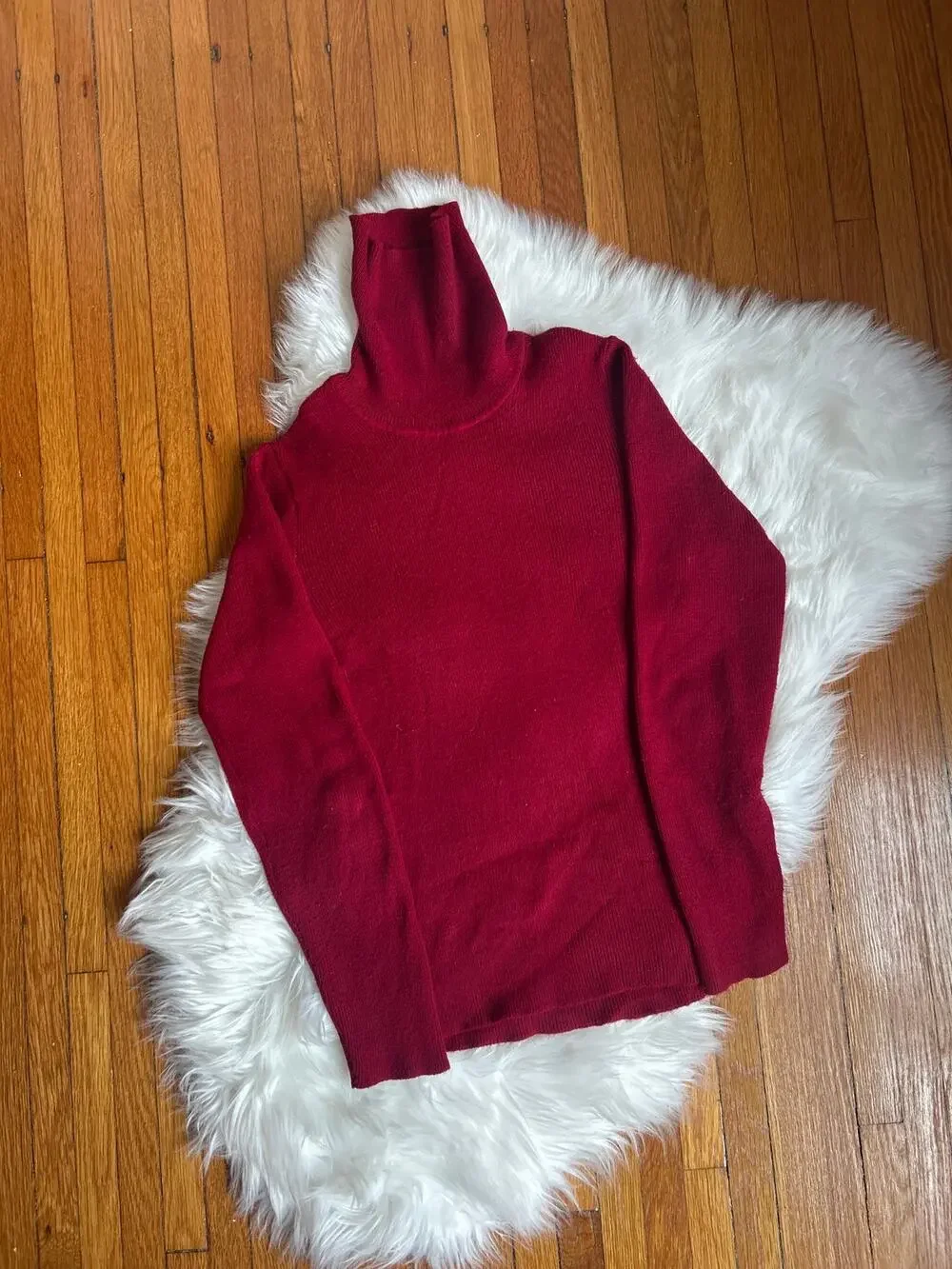 Made in Italy Acrylic Turtleneck Sweater - Size S